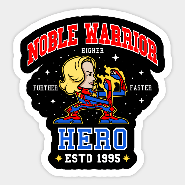 Noble Warrior (Collab with demonigote) Sticker by goliath72